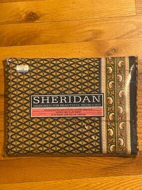 Sheridan NWT Double Bed Flat Decorative Flat Sheet Sheet 230cm x 254 cm Gorgeous